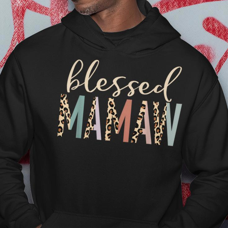 Blessed Mamaw Cute Leopard Print Hoodie Personalized Gifts