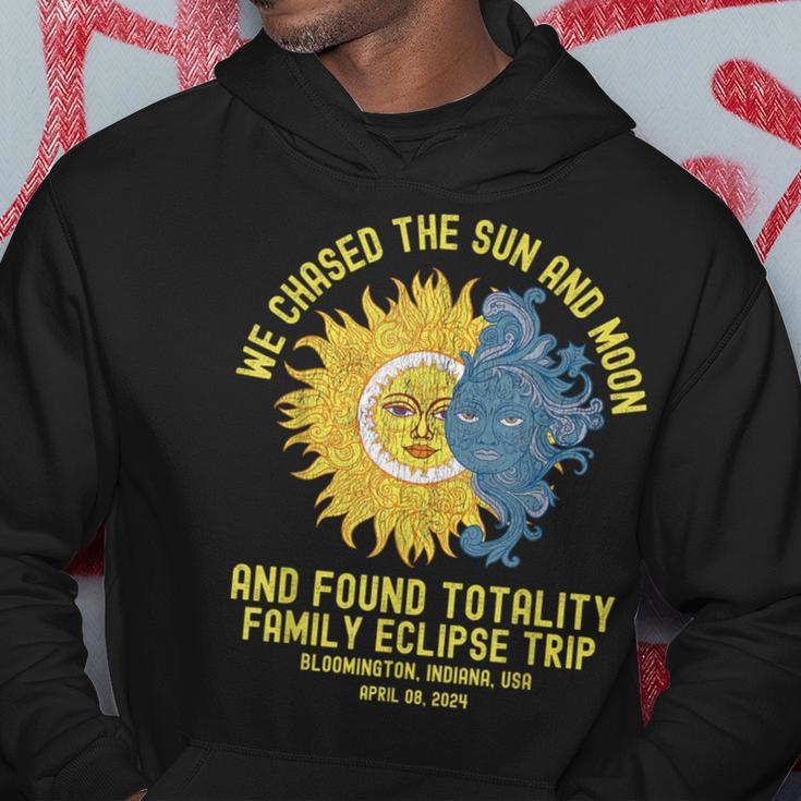 Bloomington Indiana Total Solar Eclipse 2024 Family Trip Hoodie Unique Gifts