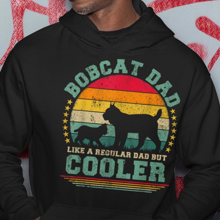 Bobcat Dad Like A Regular Dad But Cooler Father's Day Hoodie Unique Gifts