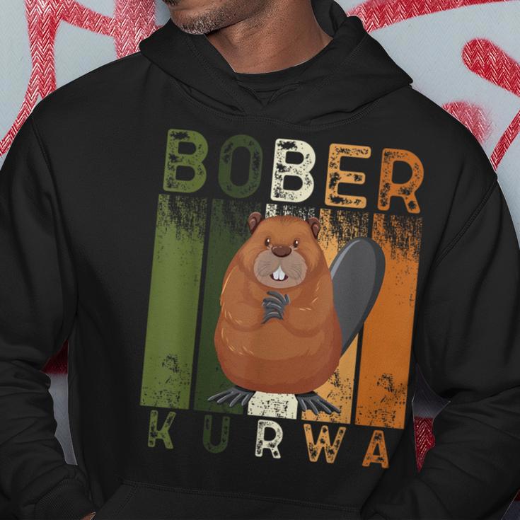 Bobr Kurwa Biber Bober Bobr Polish Beaver Meme Hoodie Lustige Geschenke