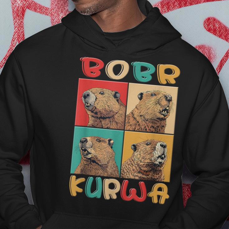 Bobr Kurwa Meme Retro Biber Kurwa Kapuzenpullover Lustige Geschenke