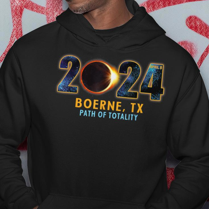 Boerne Texas Total Eclipse Solar 2024 Hoodie Unique Gifts