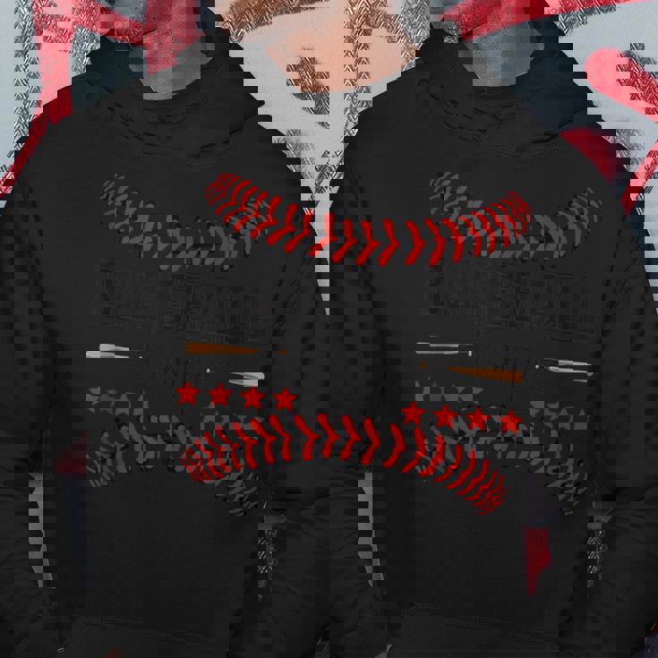 Bompa Baseball With Red Sewing Thread Happy Fathers Day Hoodie Personalized Gifts