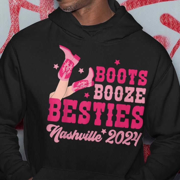 Boots Booze & Besties s Trip Nashville 2024 Hoodie Funny Gifts