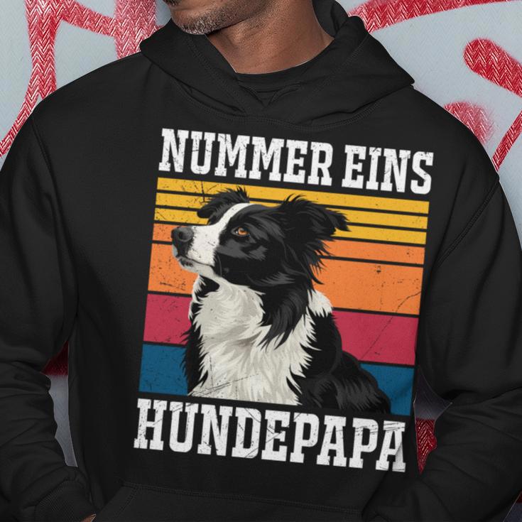 Border Collie Nummer Eins Border Collie Papaintage Kapuzenpullover Lustige Geschenke