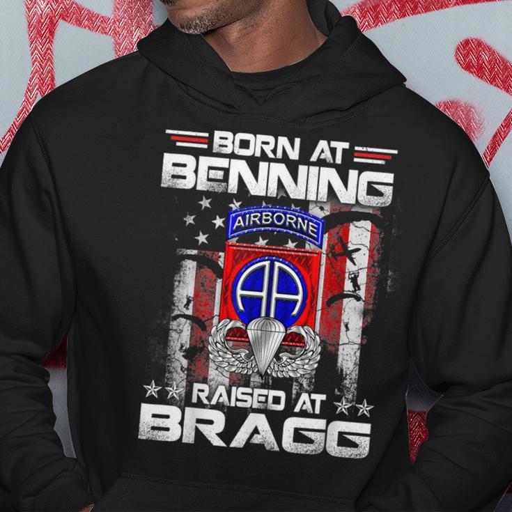 Born At Ft Benning Raised Fort Bragg Airborne Veterans Day Hoodie Unique Gifts