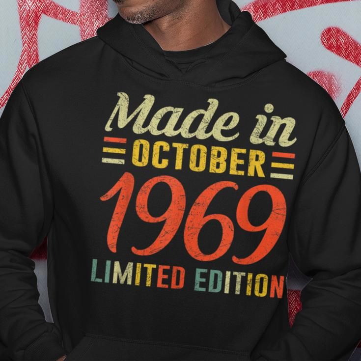 Born October 1969 Birthday Made In 1969 51 Years Old Hoodie Unique Gifts