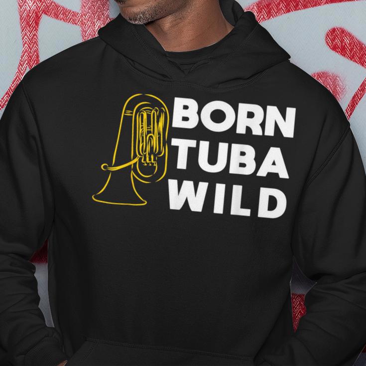 Born Tuba Wild Lustiges Bass Hoodie Lustige Geschenke