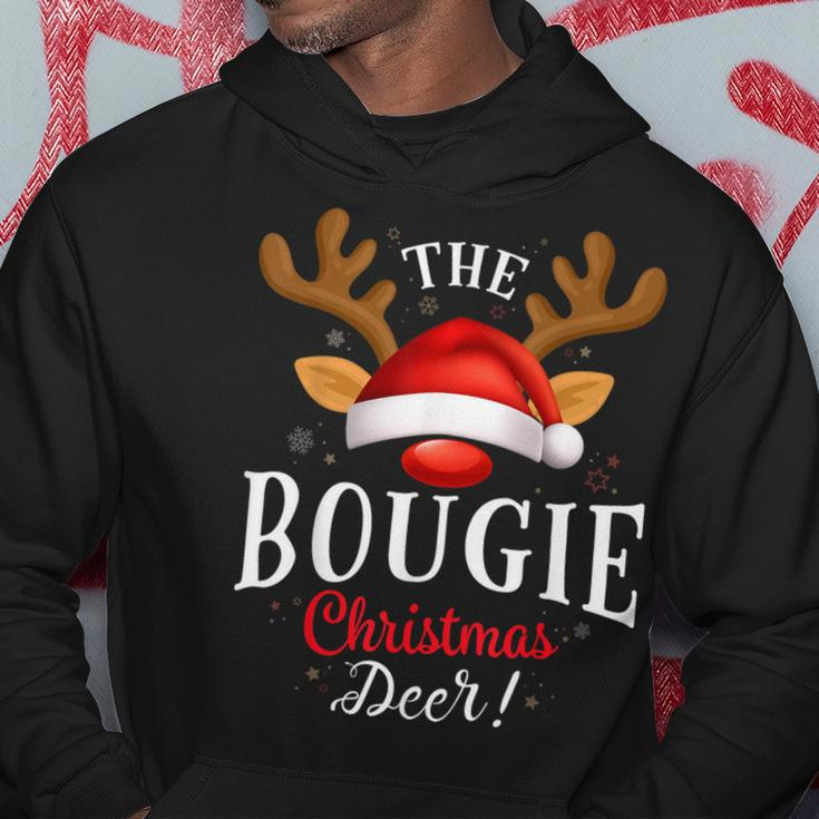 Bougie Christmas Deer Pjs Xmas Family Matching Hoodie Personalized Gifts