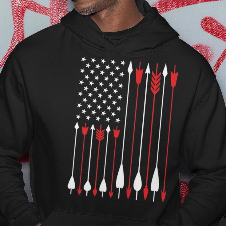 Bow Hunting Usa American Flag Archery Bow Hunter Hoodie Unique Gifts