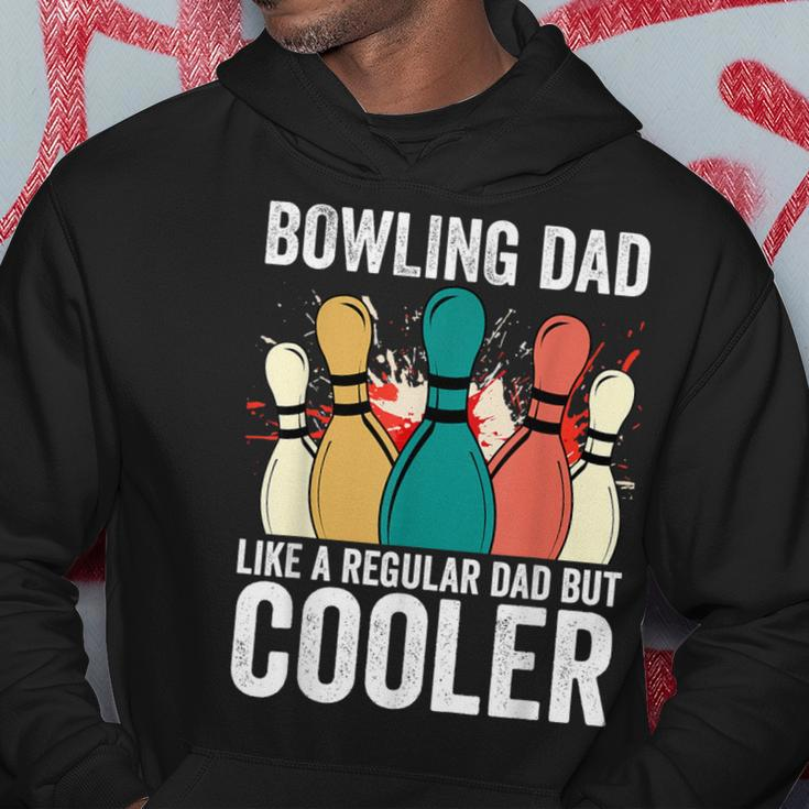 Bowling Dad Vintage Father's Day For Bowler Hoodie Funny Gifts