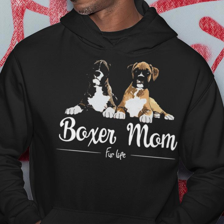 Boxer Mom Fur Life Hoodie Unique Gifts