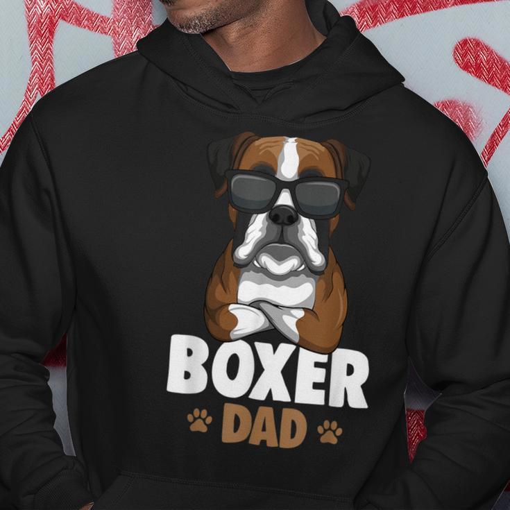 Boxer Papa Dog Hoodie Lustige Geschenke