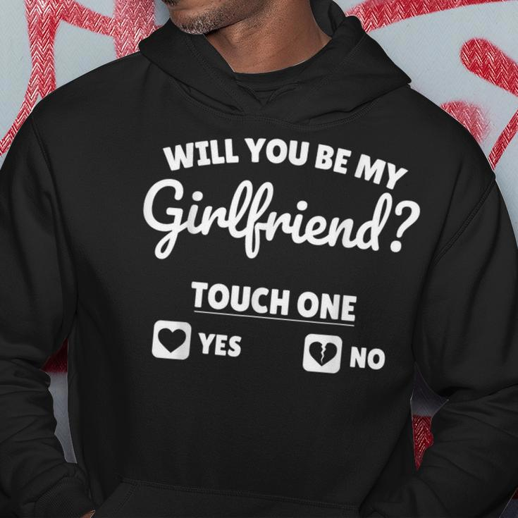 Boyfriend Ask Her Will You Be My Girlfriend Valentine's Day Hoodie Unique Gifts