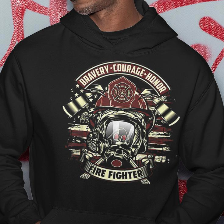 Bravery Courage Honor Fire Fighter Hoodie Unique Gifts