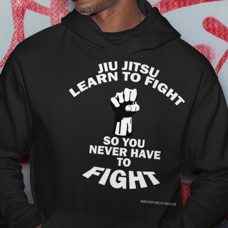 Brazilian Jiu Jitsu Helio Gracie Learn To Fight Hoodie Unique Gifts