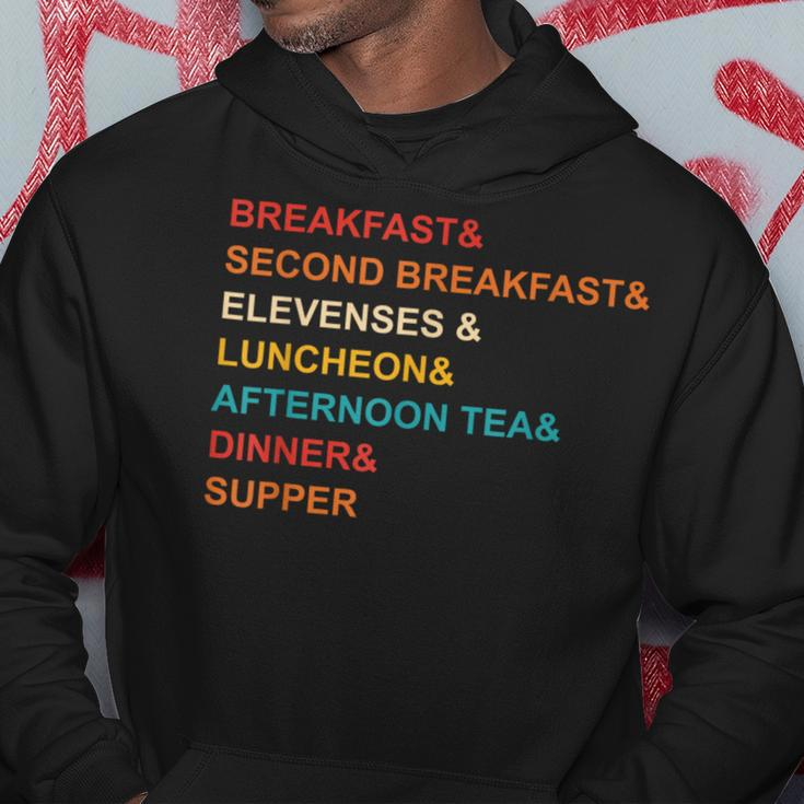 Breakfast& Second Breakfast& Elevenses & Luncheon Quote Hoodie Personalized Gifts