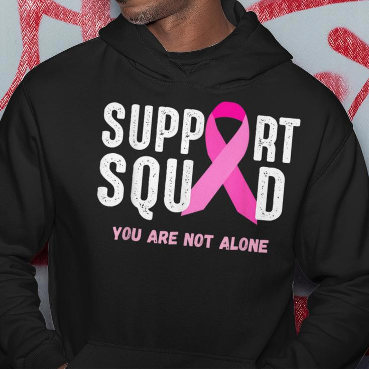 Breast Cancer Awareness Support Squad You Are Not Alone Hoodie Personalized Gifts