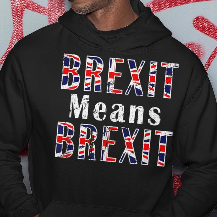Brexit Means Brexit Quotes British Empire Uk Vintage Hoodie Unique Gifts