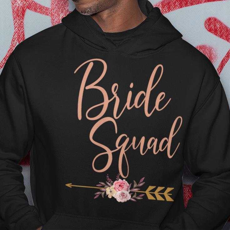 Bride Squad Bridal Shower Bridesmaid Wedding Party Hoodie Unique Gifts