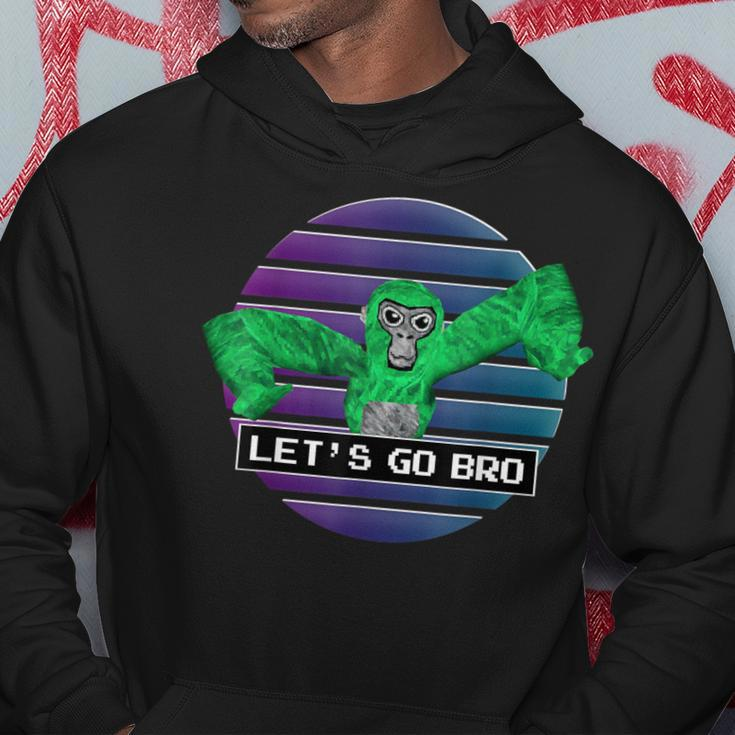 Come At Me Bro Gorilla Monkey Tag Vr Gamer Hoodie Funny Gifts