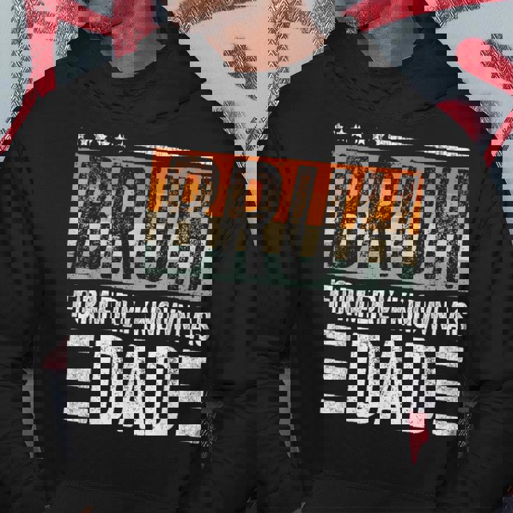 Bruh Formerly Known As Dad Fathers Day Dad Mens Hoodie Personalized Gifts