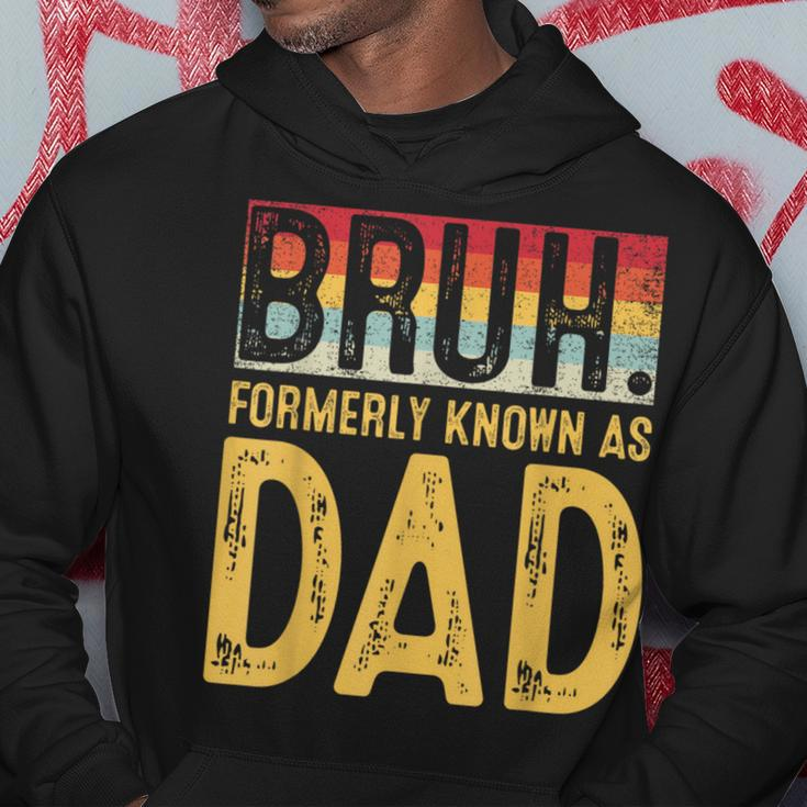 Bruh Formerly Known As Dad Father's Day Vintage Hoodie Funny Gifts