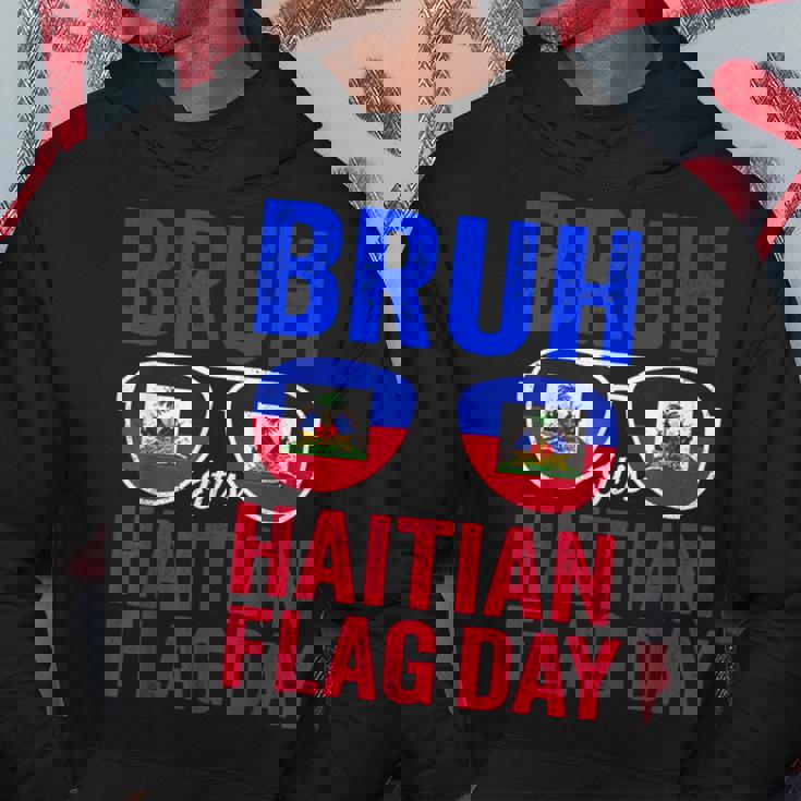 Bruh It's Haitian Flag Day Haiti Flag Boys Toddler Hoodie Personalized Gifts
