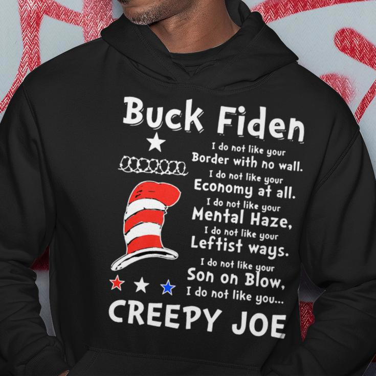 Buck Fiden I Do Not Like Your Border With No Wall Us Flag Hoodie Unique Gifts
