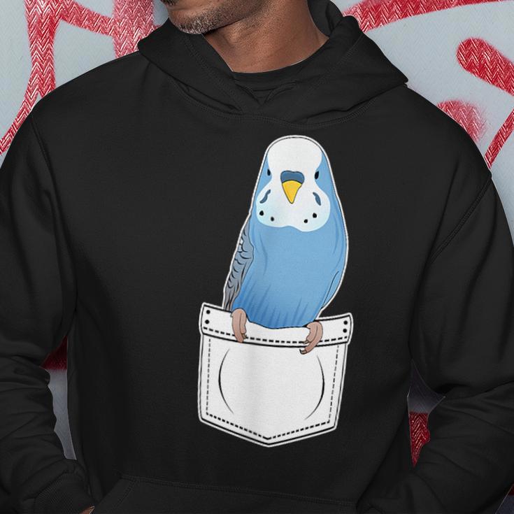 Budgie Chest Pocket Bird Pet Welli Hoodie Lustige Geschenke