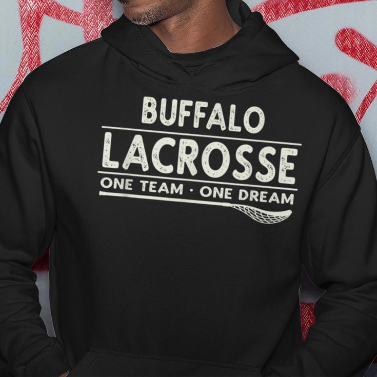 Buffalo Lacrosse One Team One Dream Hoodie Unique Gifts