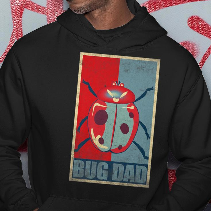 Bug Dad Ladybug Lover Cute Dad Fathers Day Hoodie Unique Gifts