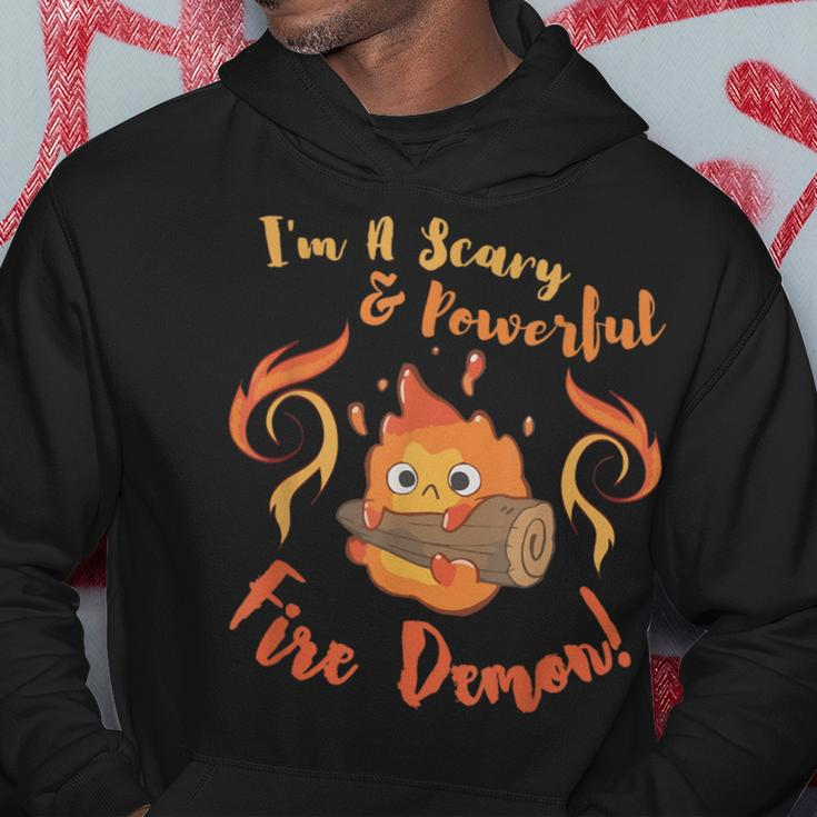 Calcifer Scary & Powerful Fire Demon Hoodie Funny Gifts