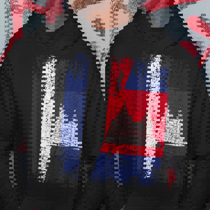 Cambodge France Drapeau De L'amitié Cambodge Sweat à Capuche