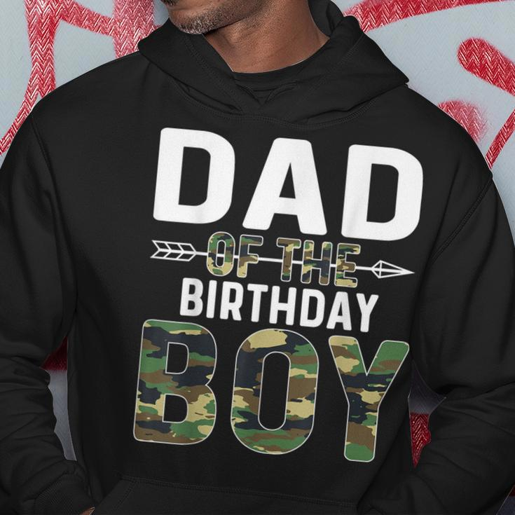Camouflage Dad Of The Birthday Boy Hoodie Unique Gifts