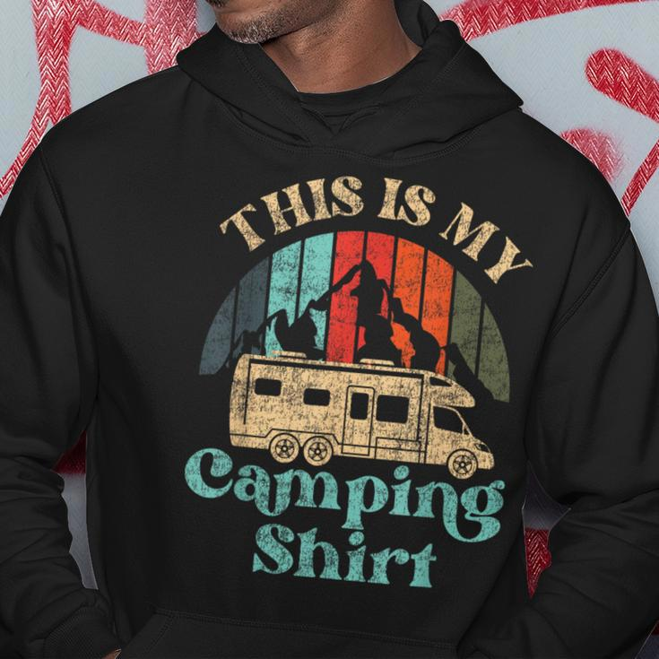 This Is My Camping Motorhome Campervan Retro Vintage Hoodie Unique Gifts