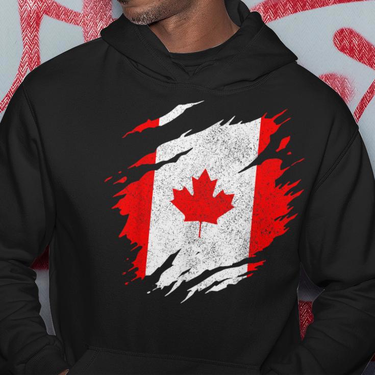 Canada Canadian Flag Vintage Hoodie Lustige Geschenke