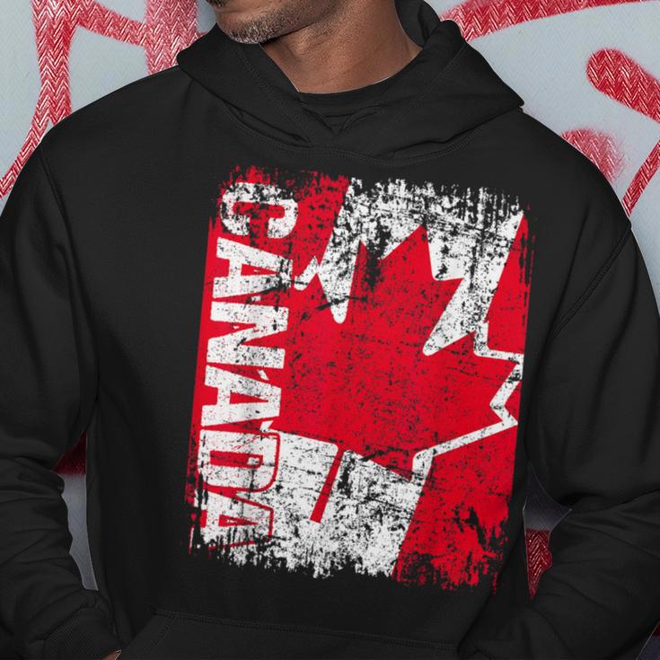 Canada Flag Vintage Distressed Canada Hoodie Unique Gifts