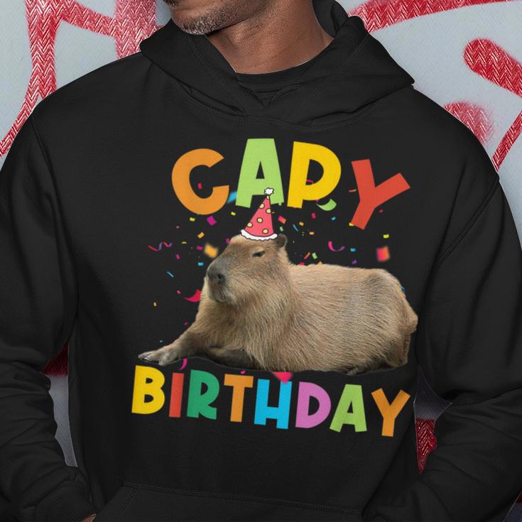 Capy Birthday Capybara Animals Boys Girls Birthday Hoodie Unique Gifts