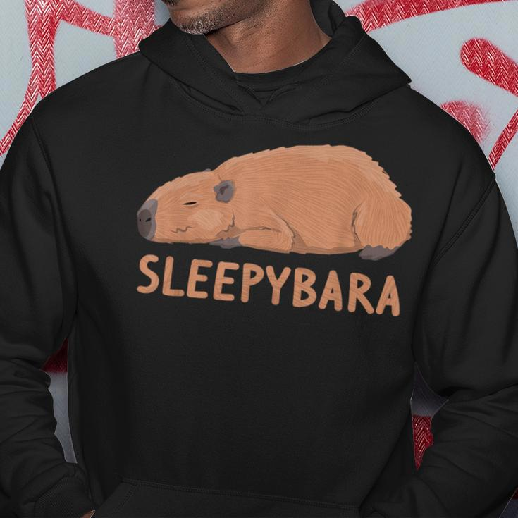 Capybara Sleepybara Sleep Capybara Hoodie Lustige Geschenke
