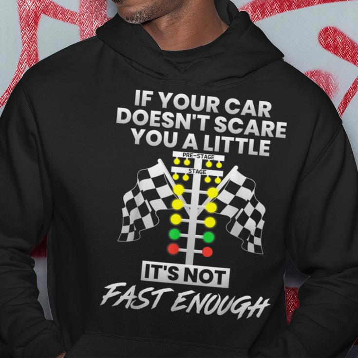 If Your Car Doesn't Scare You Drag Racing Strip Tree Hoodie Funny Gifts