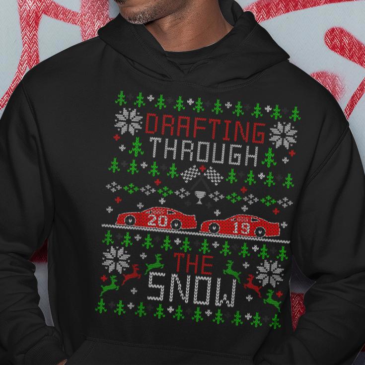 Car Racing Race Fan Ugly Christmas Sweater Party Hoodie Unique Gifts