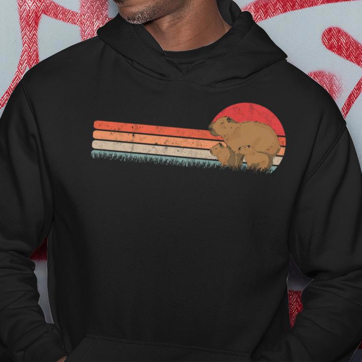 Carpincho Retro Capybara Vintage Manga Larga Sudadera - Regaloses