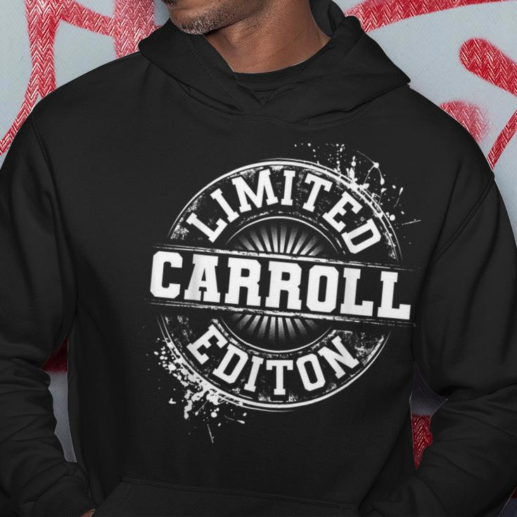 Carroll Surname Family Tree Birthday Reunion Idea Hoodie Unique Gifts