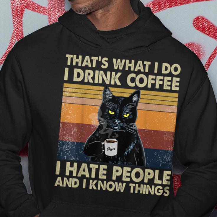 Cat Das Mache Ich Trinke Kaffee Kapuzenpullover Lustige Geschenke