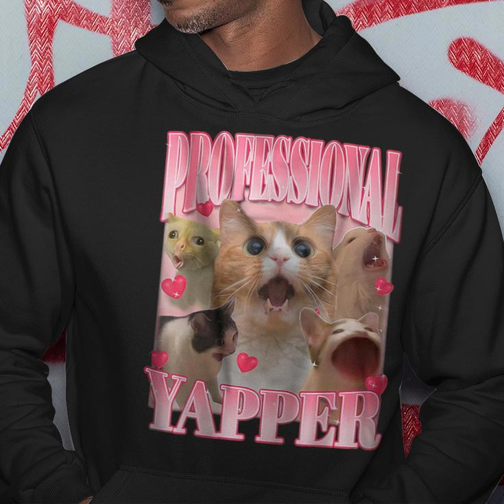Cat Professional Yapper Oddly Specific Meme Hoodie Unique Gifts