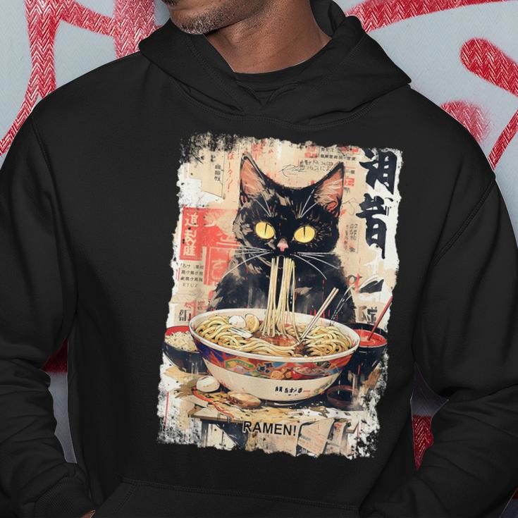 Cat Ramen Noodle Japanese Anime Manga Ramen Kawaii Cat Hoodie Unique Gifts