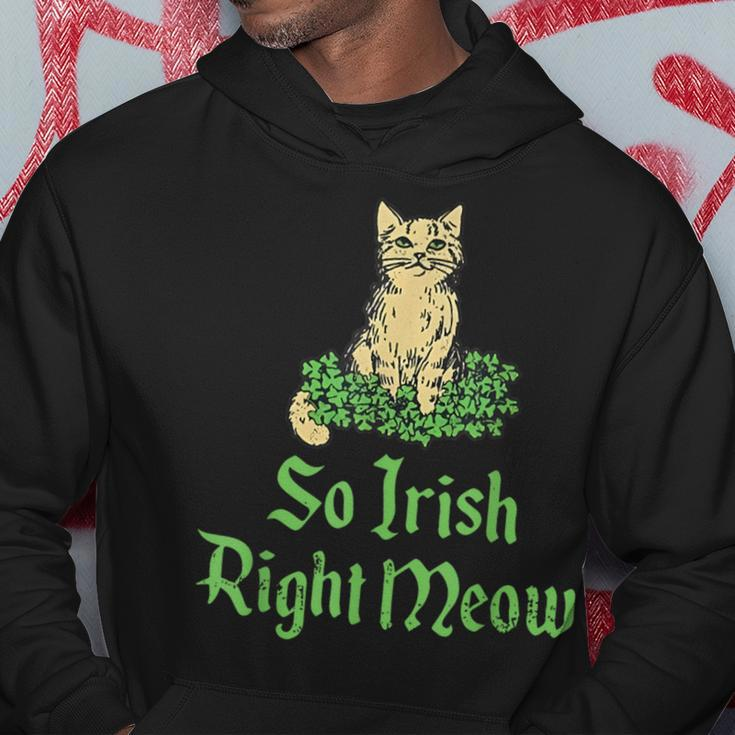 Cat So Irish Right Meow St Patrick’S Day Hoodie Personalized Gifts