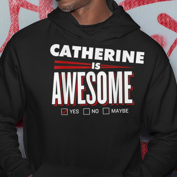 Catherine Is Awesome Family Friend Name Hoodie Funny Gifts