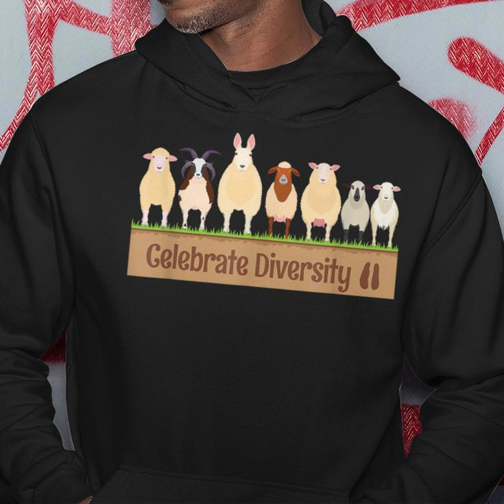Celebrate Diversity Sheep Breed Types Of Sheep Hoodie Unique Gifts